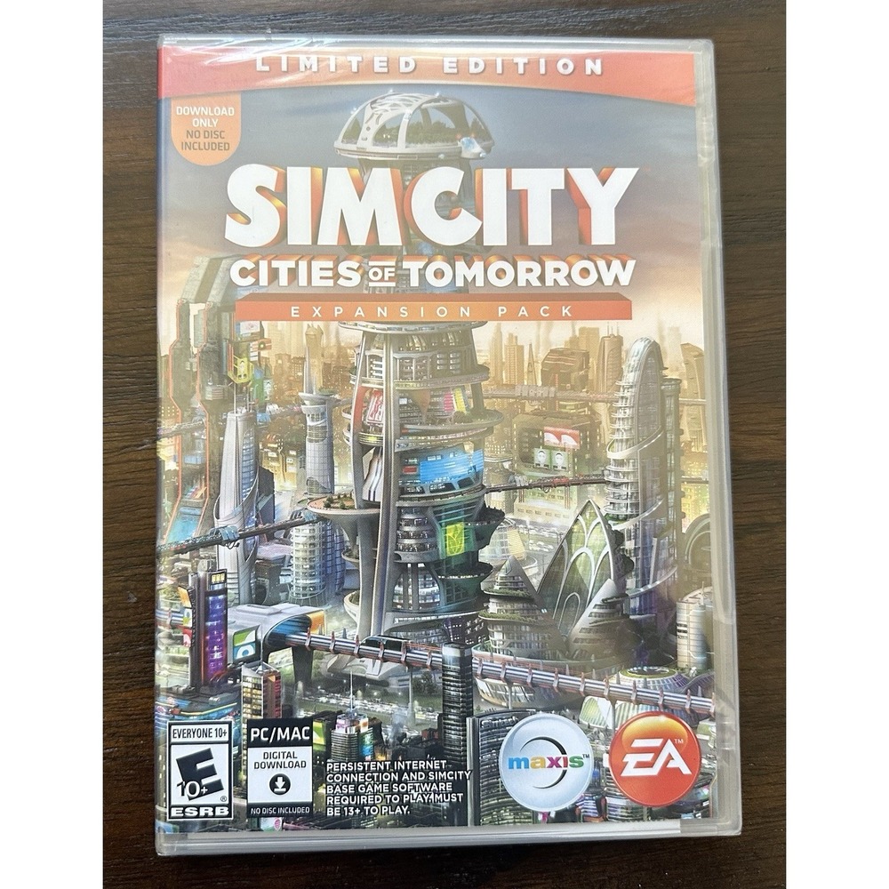 SimCity Cities of Tomorrow (PC/MAC) NEW SEALED